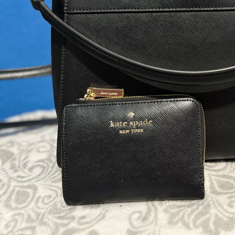 Kate Spade Black Leather Wallet